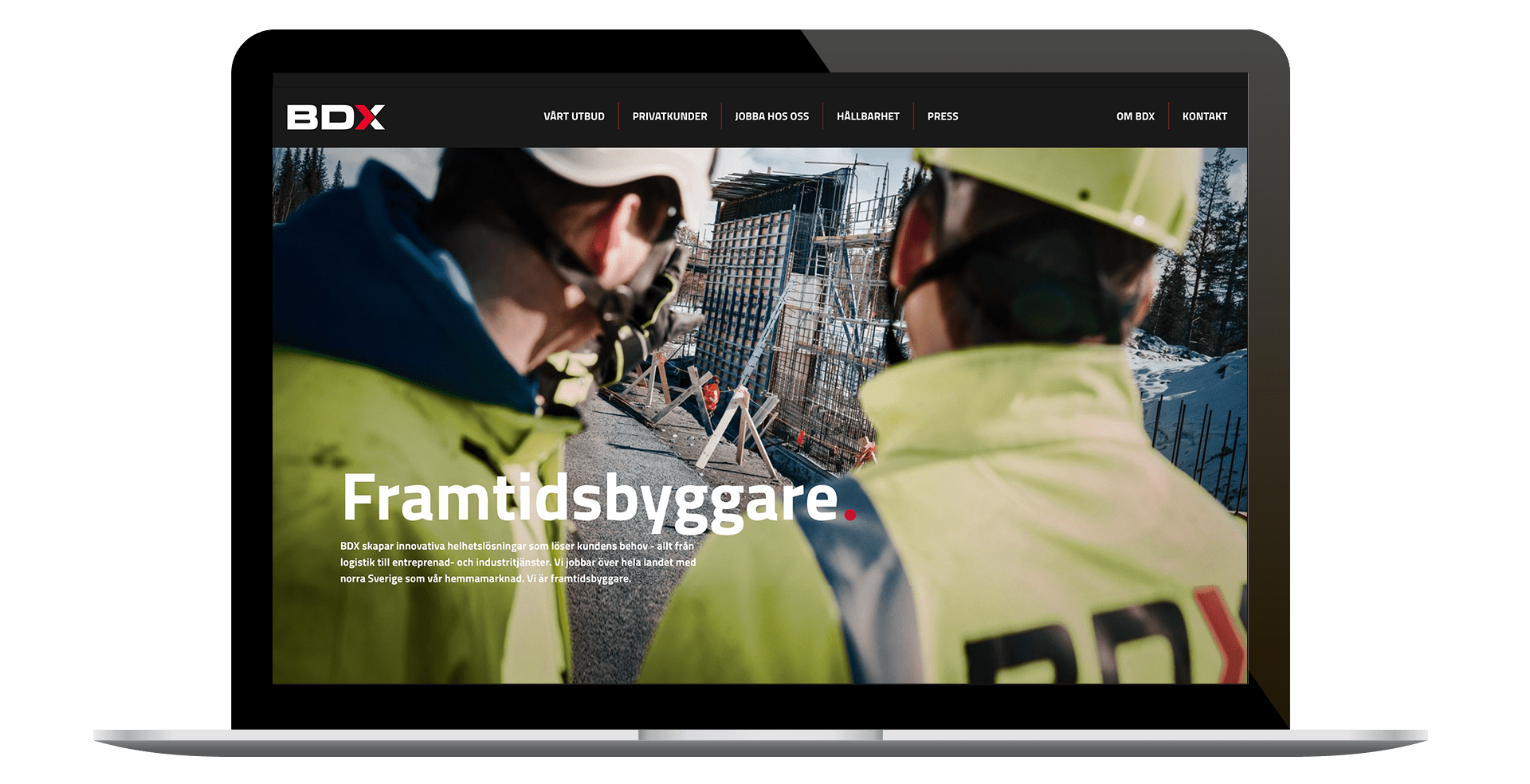 BDX Framtidsbyggare - Ny grafisk profil och webbplats